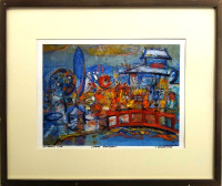 Zdeňka Holejšovská - Modrá zahrada - umělecký tisk